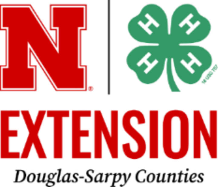Nebraska Extension Logo with 4-H Clover and Douglas-Sarpy Counties.
